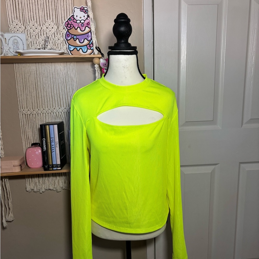 Neon Yellow Women's Top